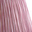 6 inch empire clip on shade in ruby candy stripe block printed cotton