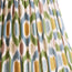 6 inch empire clip on shade in blue and green Small Ikat Spot linen by GP & J Baker