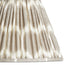 6 inch empire clip on shade in yoda ikat printed gray linen