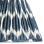 6 inch empire clip on shade in yoda ikat printed navy linen