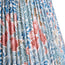 6 inch empire clip on shade in indigo and barbed berry bower printed cotton by Morris & co.