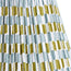 6 inch empire clip on shade in Seaview Antonine by Novogratz