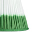 6 inch empire clip on shade in green shibori linen