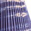 6 inch empire clip on shade in denim tie dyed cotton