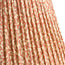 8 inch empire clip on shade in red aqua Tuffley gathered cotton by GP & J Baker