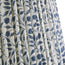 8 inch empire clip on shade in indigo rosehip linen by morris & co