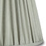 8 inch empire clip on shade in smog stone washed linen