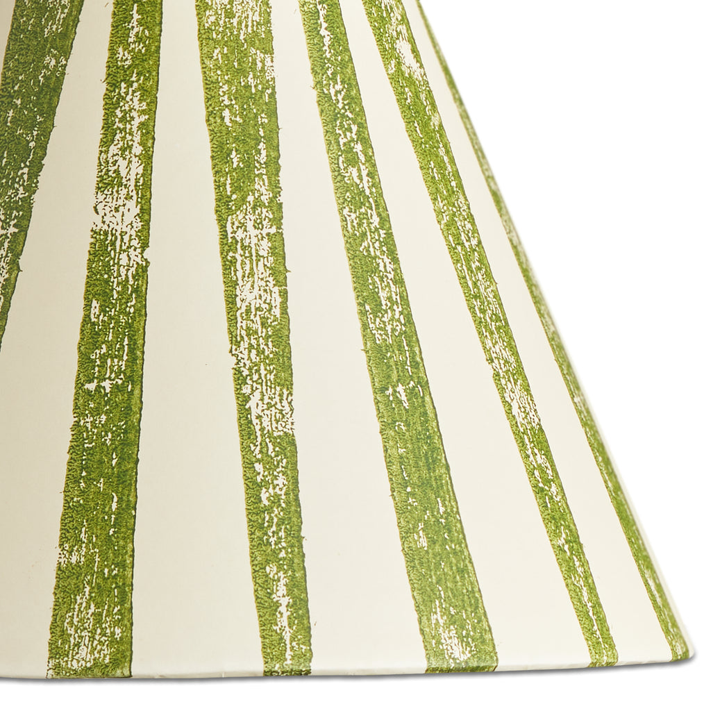 10 inch empire shade in verdant tapers hand painted card