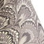 10 inch empire shade in gray and black piave hand made marble paper