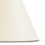 12 inch empire shade in ivory dupion silk