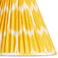10 inch empire shade in yoda ikat printed yellow linen