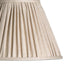 12 inch empire shade in pleated natural linen