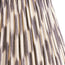 12 inch empire shade in atlas ikat black and cream silk