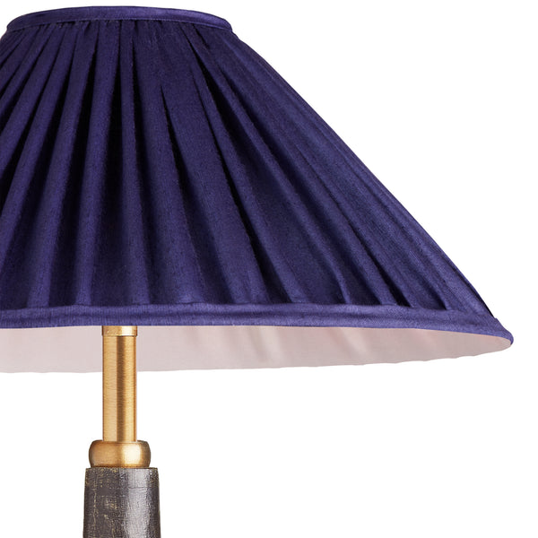 12 inch extreme empire shade in cobalt silk