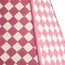 10 inch Milford check hexagon shade in raspberry