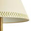 6 inch empire shade for cordless lamps in verdant arrows hand painted card