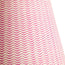 6 inch empire shade for cordless lamps in hot pink ripples hand painted card