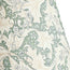 8 inch empire shade for cordless lamps in thyme Wallflower printed cotton by Morris & co.