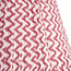 6 inch empire shade for cordless lamps in crimson chevrons with crimson tape