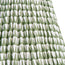 6 inch empire shade for cordless lamps in savannah green block printed cotton