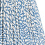 6 inch empire shade for cordless lamps in turkish blue fishscales with blue tape