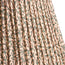 6 inch empire shade for cordless lamps in aqua red Tuffley gathered cotton by GP & J Baker