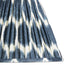 6 inch empire shade for cordless lamps in yoda ikat printed navy linen