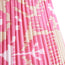 6 inch empire shade for cordless lamps in koyari ikat pink and ecru silk