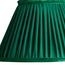 6 inch empire shade for cordless lamps in emerald silk with velvet tape