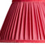 6 inch empire shade for cordless lamps in ruby silk