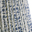 8 inch empire shade for cordless lamps in indigo rosehip linen by morris & co