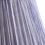 10 inch empire shade for cordless lamps in navy candy stripe block printed cotton