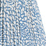 10 inch empire shade for cordless lamps in turkish blue fishscales with blue tape