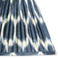 10 inch empire printed linen ikat shade for cordless lamps in navy Yoda