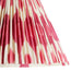 10 inch empire egg & spoon silk ikat shade for cordless lamps in berries