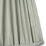 10 inch gathered empire shade for cordless lamps in smog stone washed linen