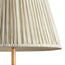 12 inch straight empire shade for cordless lamps in green candy stripe block printed cotton