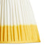 12 inch straight empire shade for cordless lamps in yellow shibori linen