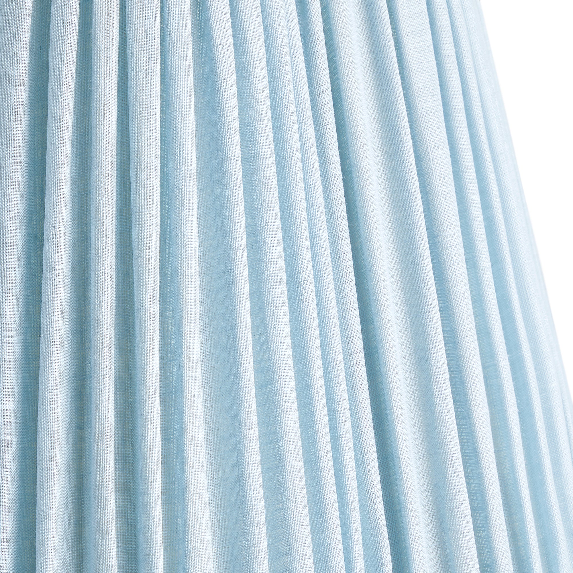 10 inch scalloped empire shade in blue sky linen