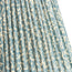 12 inch straight empire shade in denim Tuffley gathered cotton by GP & J Baker
