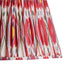12 inch straight empire shade in heraldic ikat printed linen
