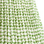 14 inch straight empire shade in green block printed cotton