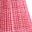 14 inch straight empire shade in pink block printed cotton