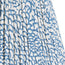 14 inch straight empire shade in turkish blue fishscales with blue tape