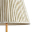 16 inch straight empire shade in green candy stripe block printed cotton