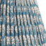 16 inch straight empire shade in turkish blue dervish with turkish blue tape