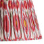 16 inch straight empire shade in heraldic ikat printed linen