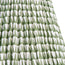 18 inch straight empire shade in savannah green block printed cotton