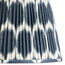 18 inch straight empire shade in yoda ikat printed navy linen