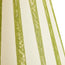 5.5 inch tall tapered clip on shade in verdant tapers hand painted card